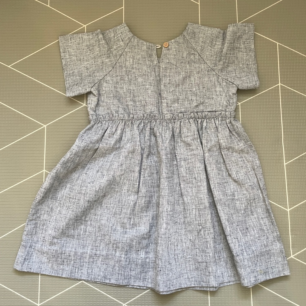 Boy + Girl Metallic Dress, Size 6 - Picture 3 of 4